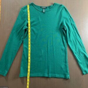 Ralph Lauren long sleeve, green shirt w/ side arm pocket